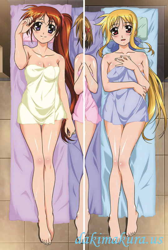 Magical Girl Lyrical Nanoha - Fate Testarossa - Nanoha Takamachi Anime Dakimakura Pillow Cover